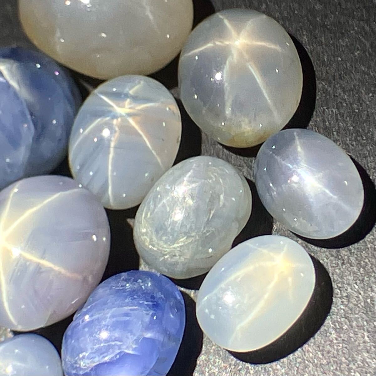 1円〜!!☆天然スターサファイアおまとめ20.5ct☆a 約4.1g ルース
