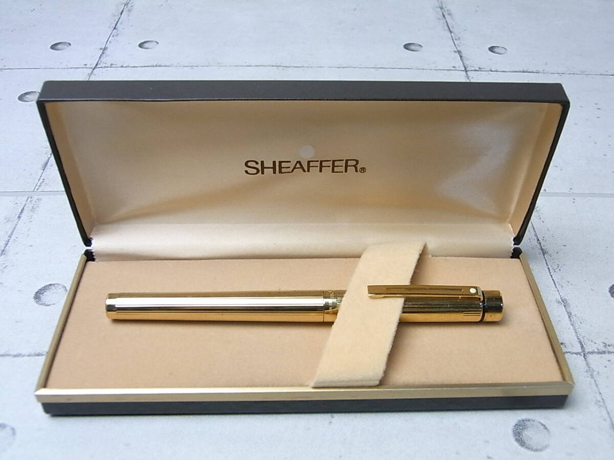 SHEAFFER/シェーファー 万年筆 GOLD ELECTROPLATED ペン先:14K SHEAFFER/シェーファー 万年筆 GOLD ELECTROPLATED ペン先:14K