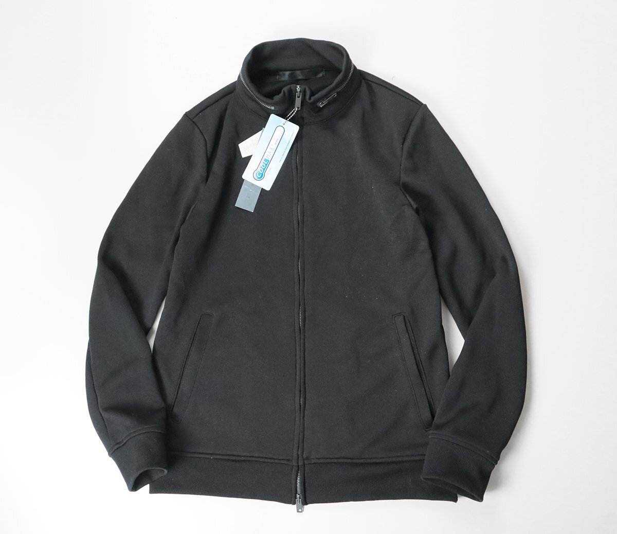 美品 roar ◆ COOLMAX トラックジャケット 黒 サイズ1 *スワロフスキー クロスガン* ブルゾン ジャージ ロアー 下げ札付 定価4萬円 /40/K2K