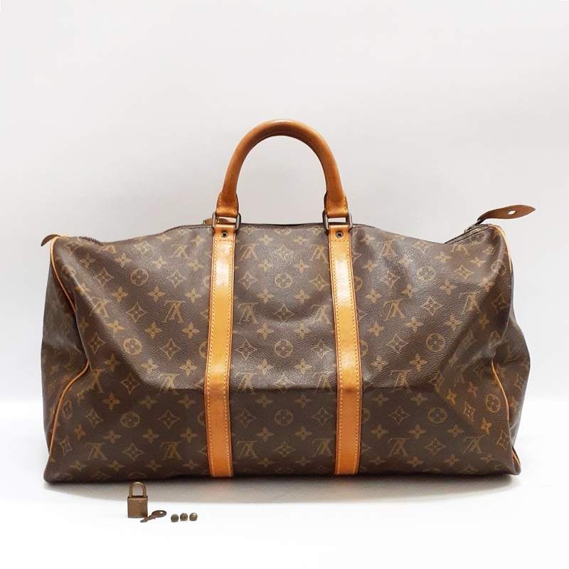 ジャンク) LOUIS VUITTON モノグラム キーポル50 M41426 旧型