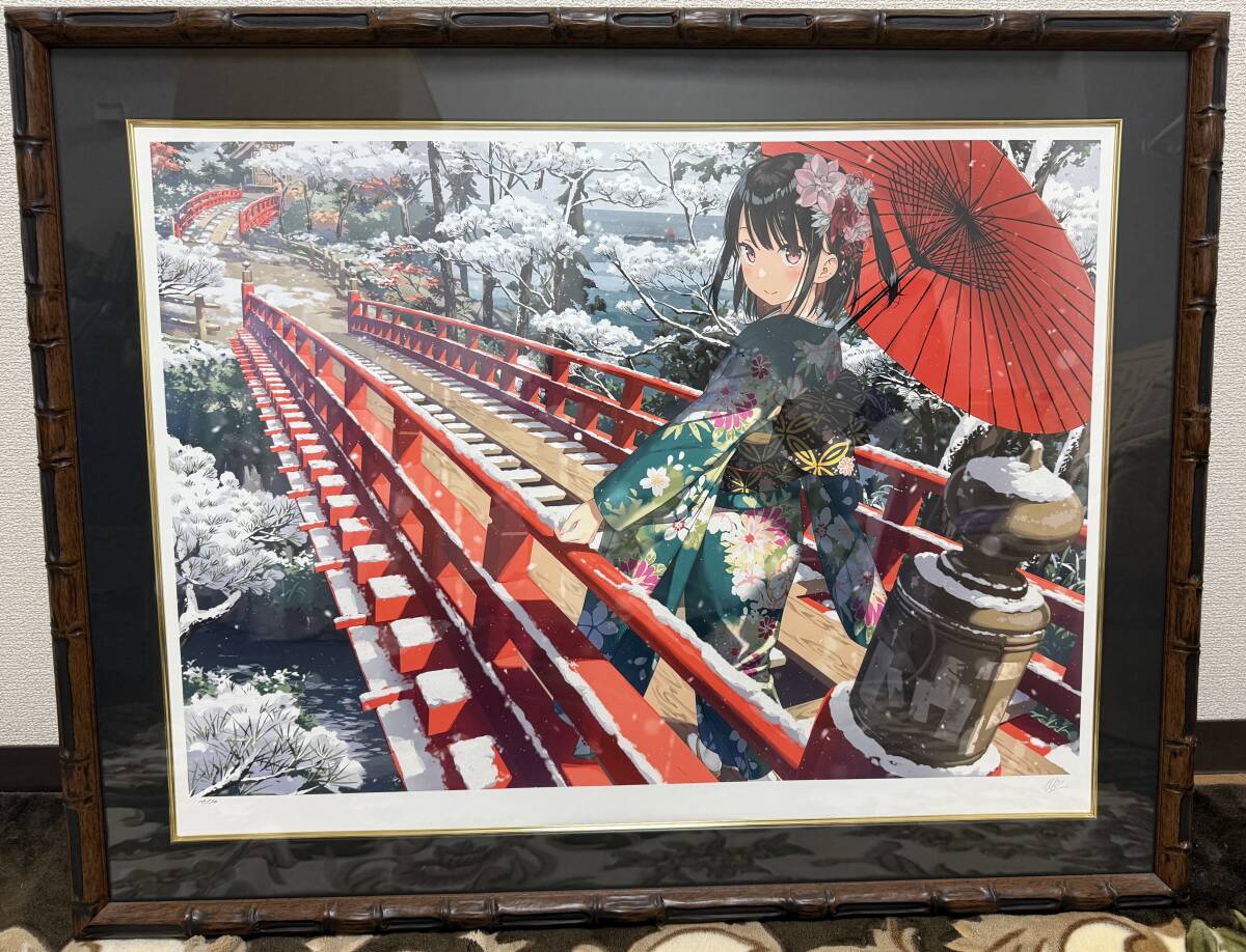 豊富なギフト アールビバン】 版画 見上げる カントク 灯籠流し 豊富なギフト アールビバン】 版画 見上げる カントク 灯籠流し
