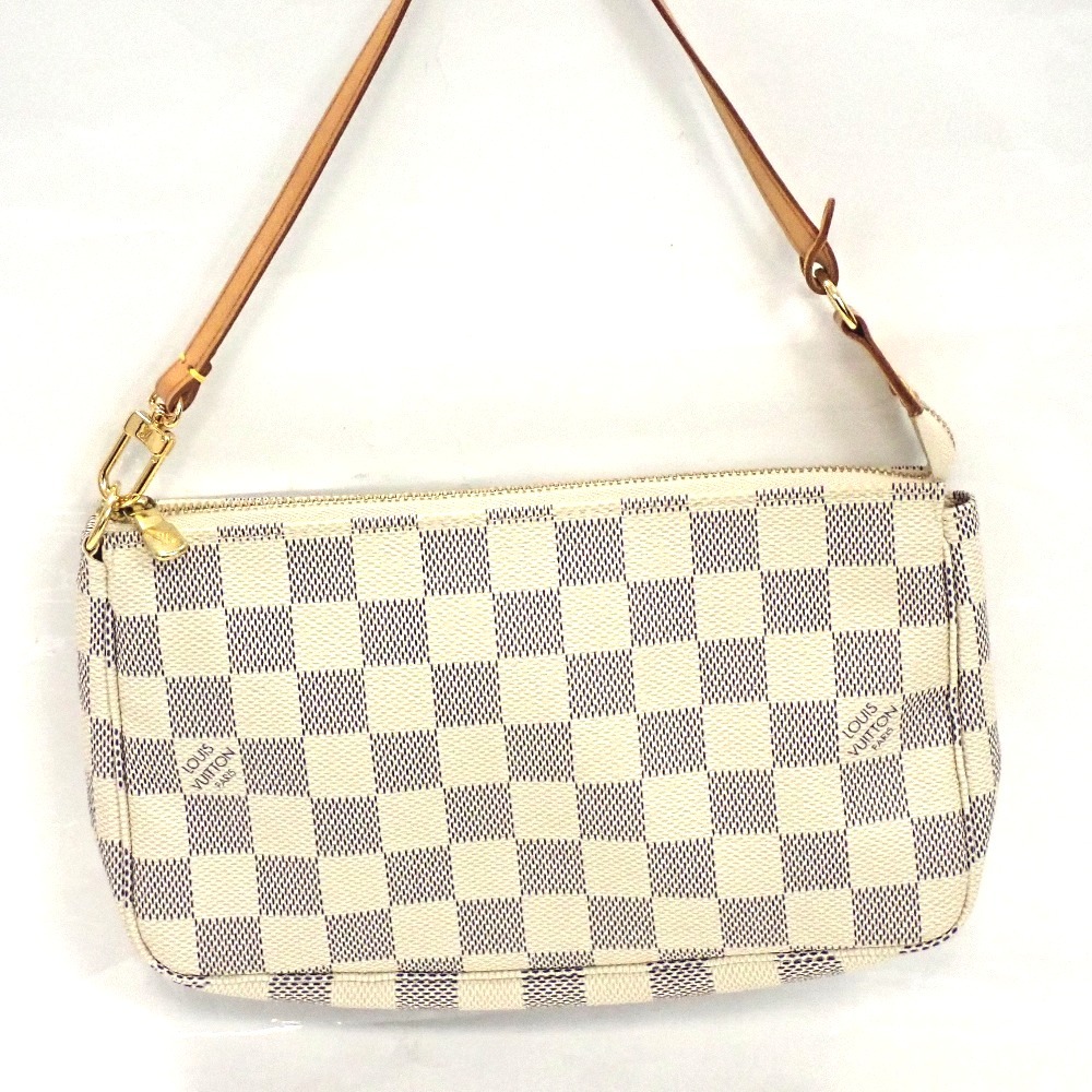Th985941 ルイ?ヴィトン ダミエ?アズール ポシェット?アクセソワール N41207 ハンドバッグ LOUIS VUITTON 良好?中古