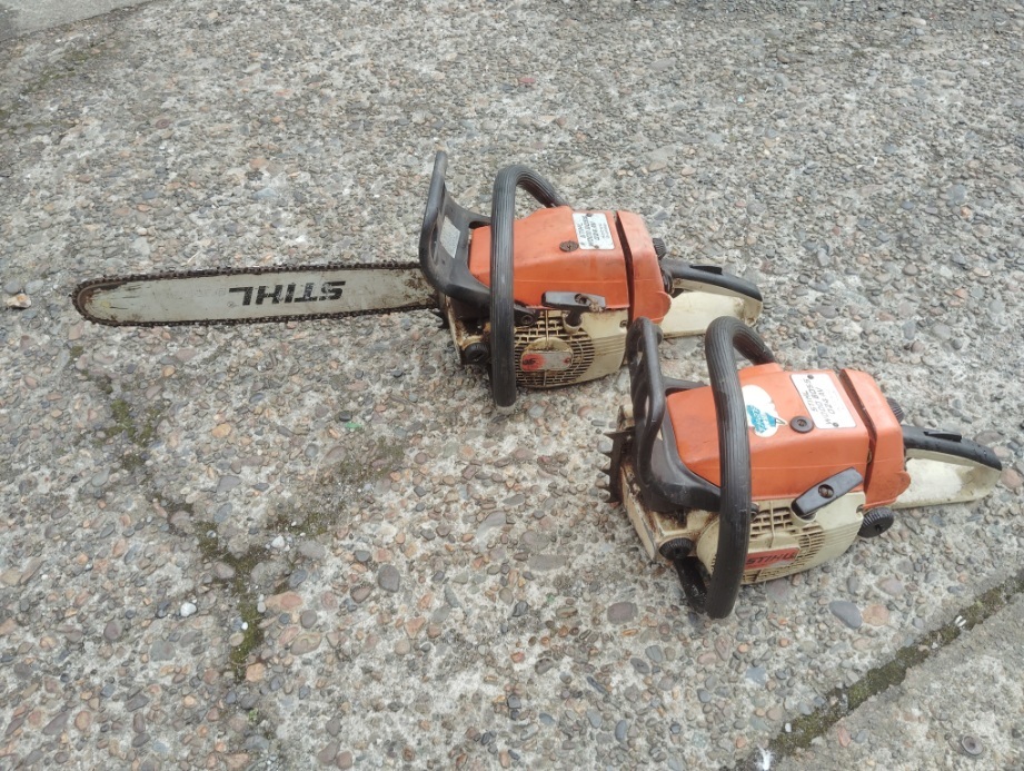 2個まとめて STIHL スチール エンジンチェンソー WOOD BOSS 2個まとめて STIHL スチール エンジンチェンソー WOOD BOSS