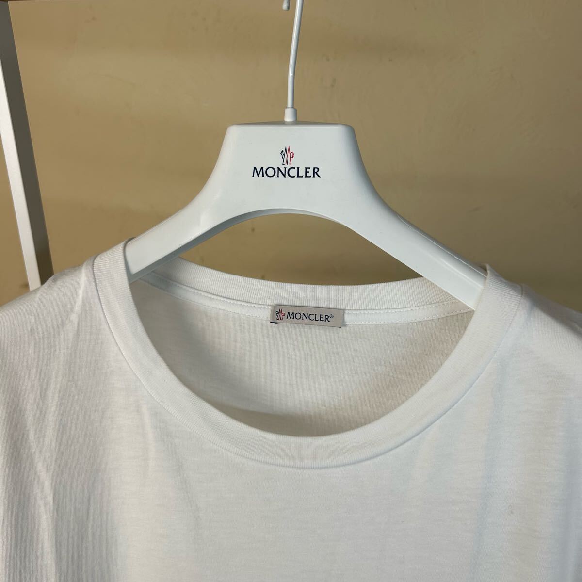 【レア】【美品】MONCERモンクレールグラデーションロンT長袖Tシャツ白L