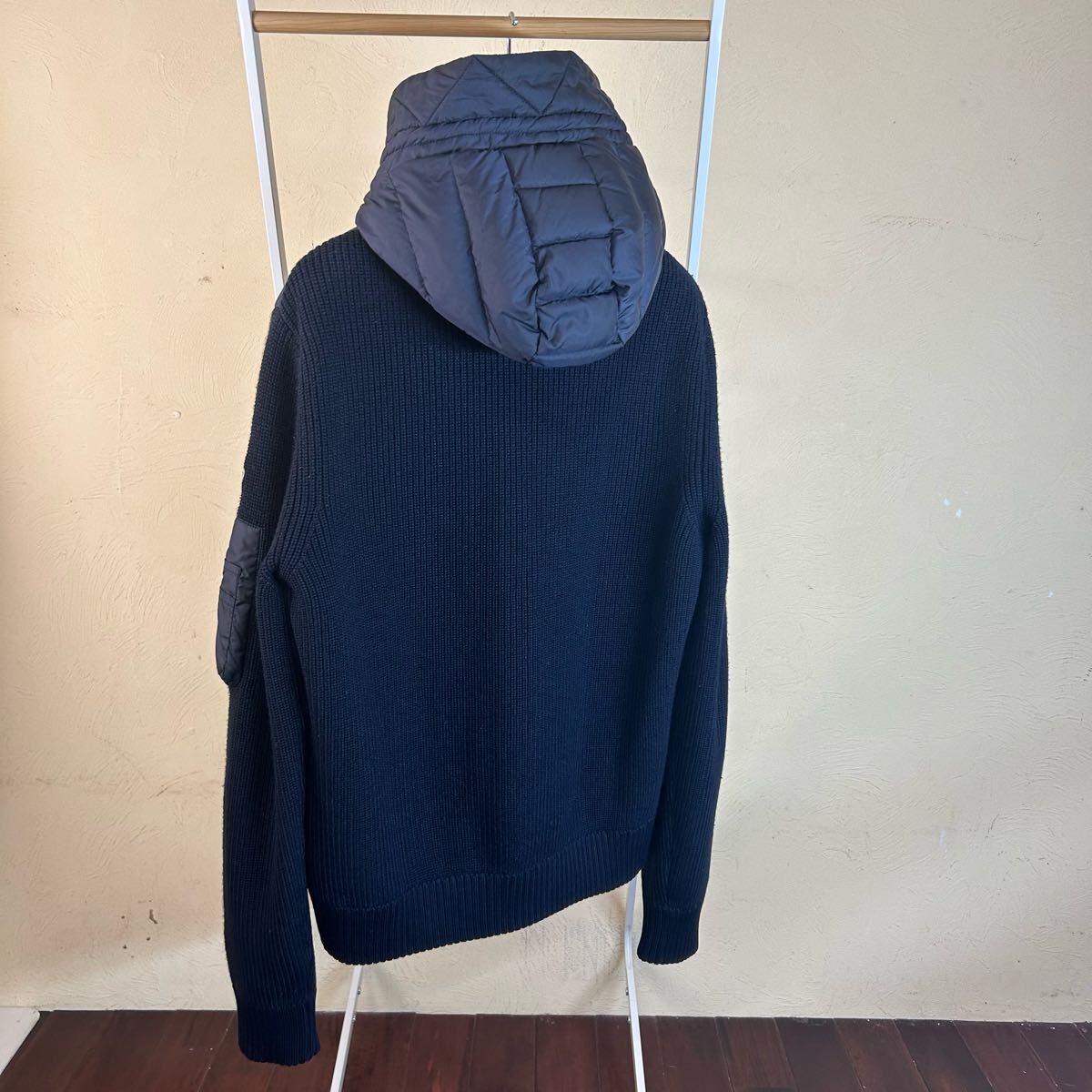 美品】 MONCLER モンクレールハイブリッドダウンジャケット 美品】 MONCLER モンクレールハイブリッドダウンジャケット