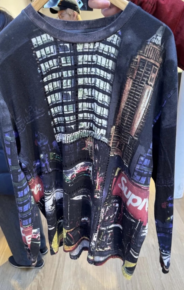 Supreme Skyline Sequin L S Top (SS25) - $118
