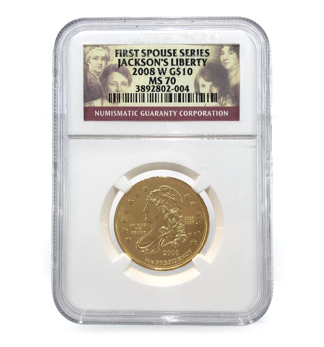 2008-W アメリカ NGC MS70 ジャクソンズ リバティ 10ドル 金貨 2008-W アメリカ NGC MS70 ジャクソンズ リバティ 10ドル 金貨