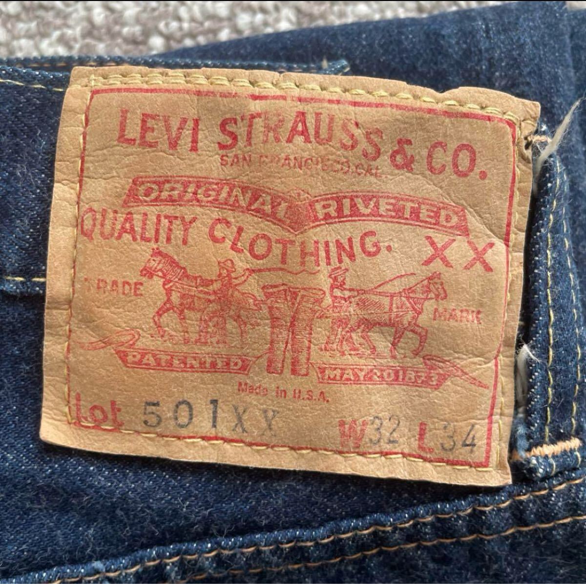 LEVIS リーバイス 501XX 濃紺 極上 紙パッチ ギャラ無し bigE 66 LEVIS リーバイス 501XX 濃紺 極上 紙パッチ ギャラ無し bigE 66