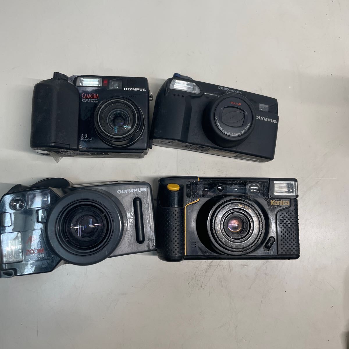 コンパクトフィルム コンパクトデジタルカメラ　4臺セット