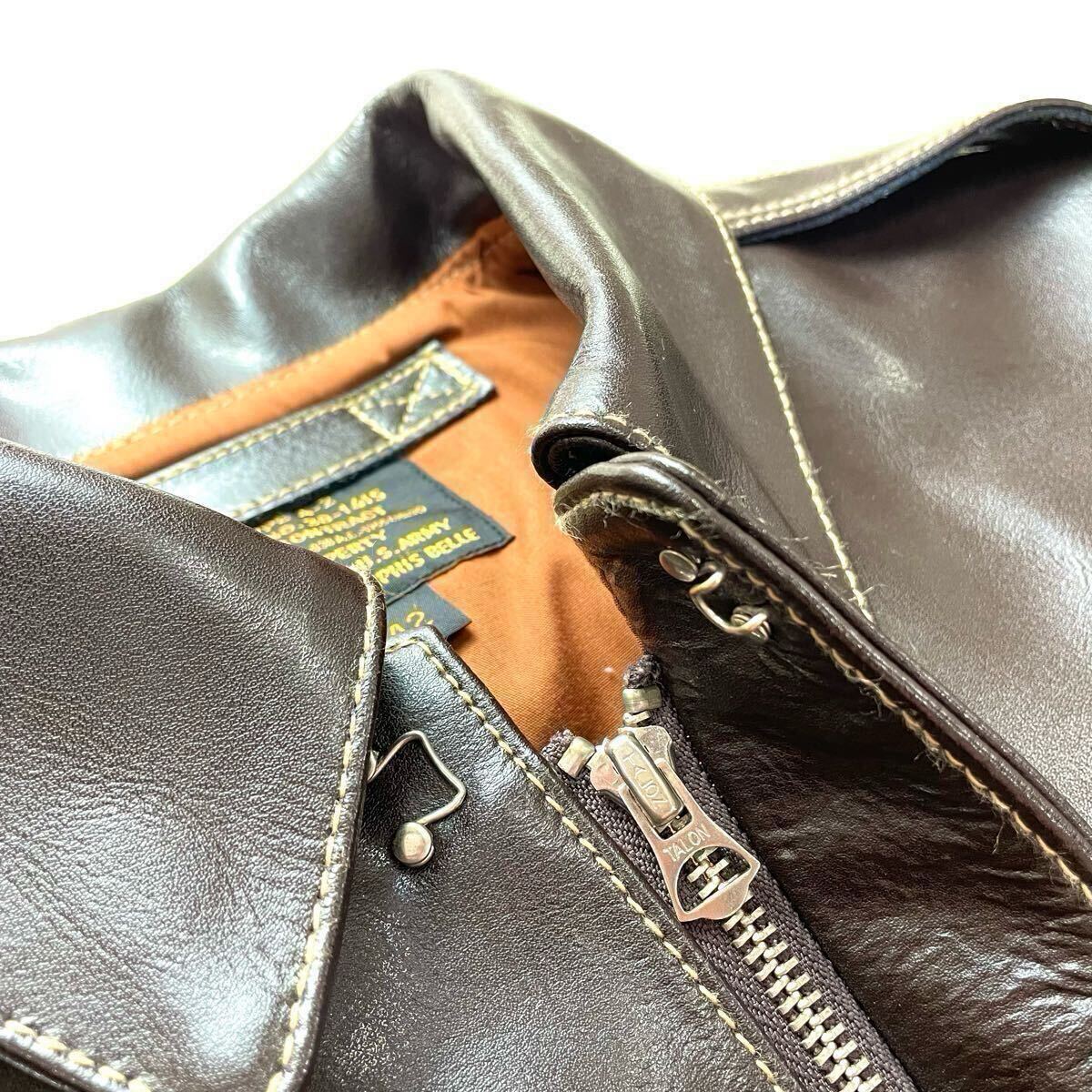 未使用級/希少42サイズ】MORGAN モーガン A-2フライトジャケット 未使用級/希少42サイズ】MORGAN モーガン A-2フライトジャケット