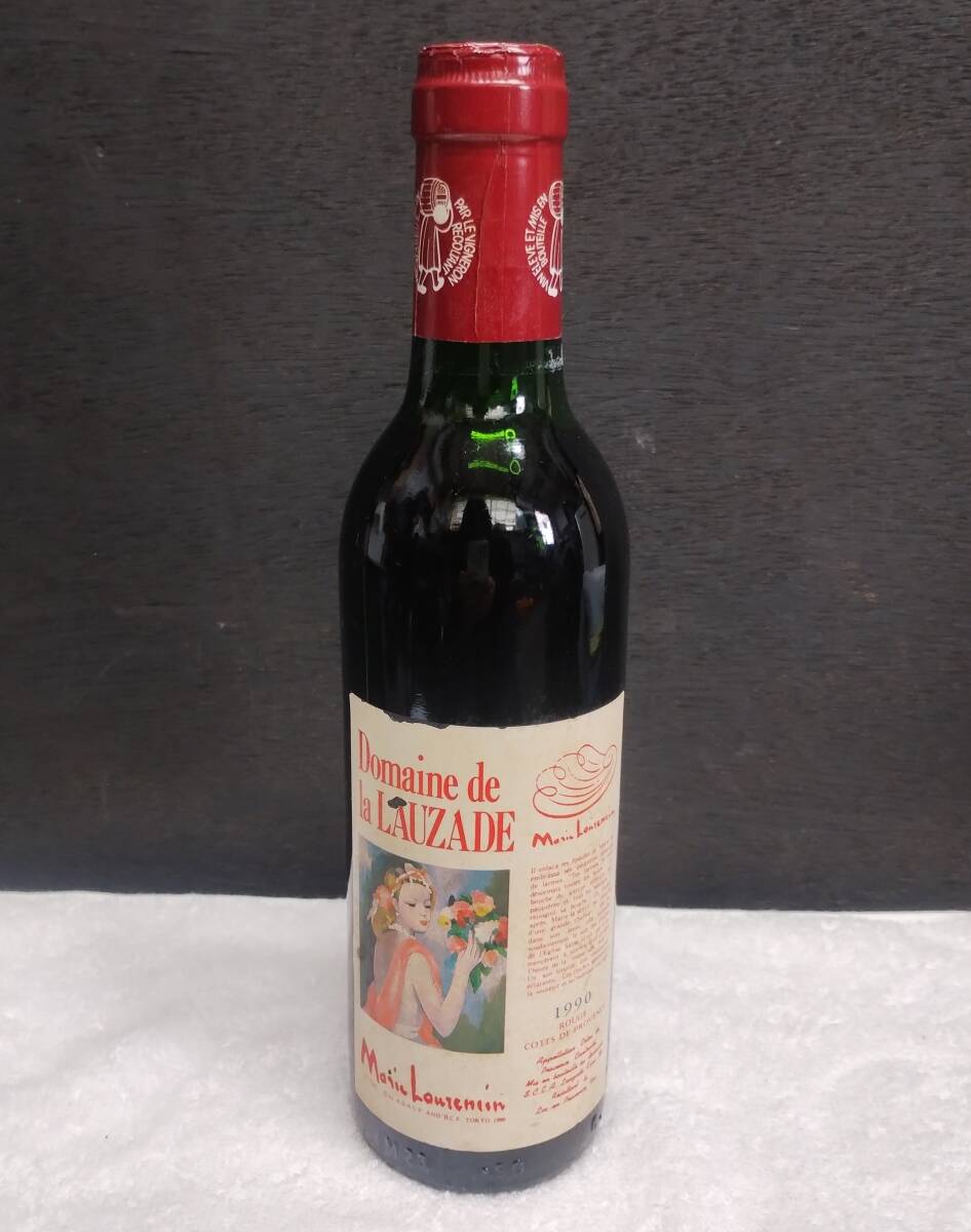 ●未開栓●マリーローランサン ドメーヌ?ドゥ?ラ?ローザード（ルージュ） 1990 375ml 赤ワイン 度數(shù)14％未満 古酒