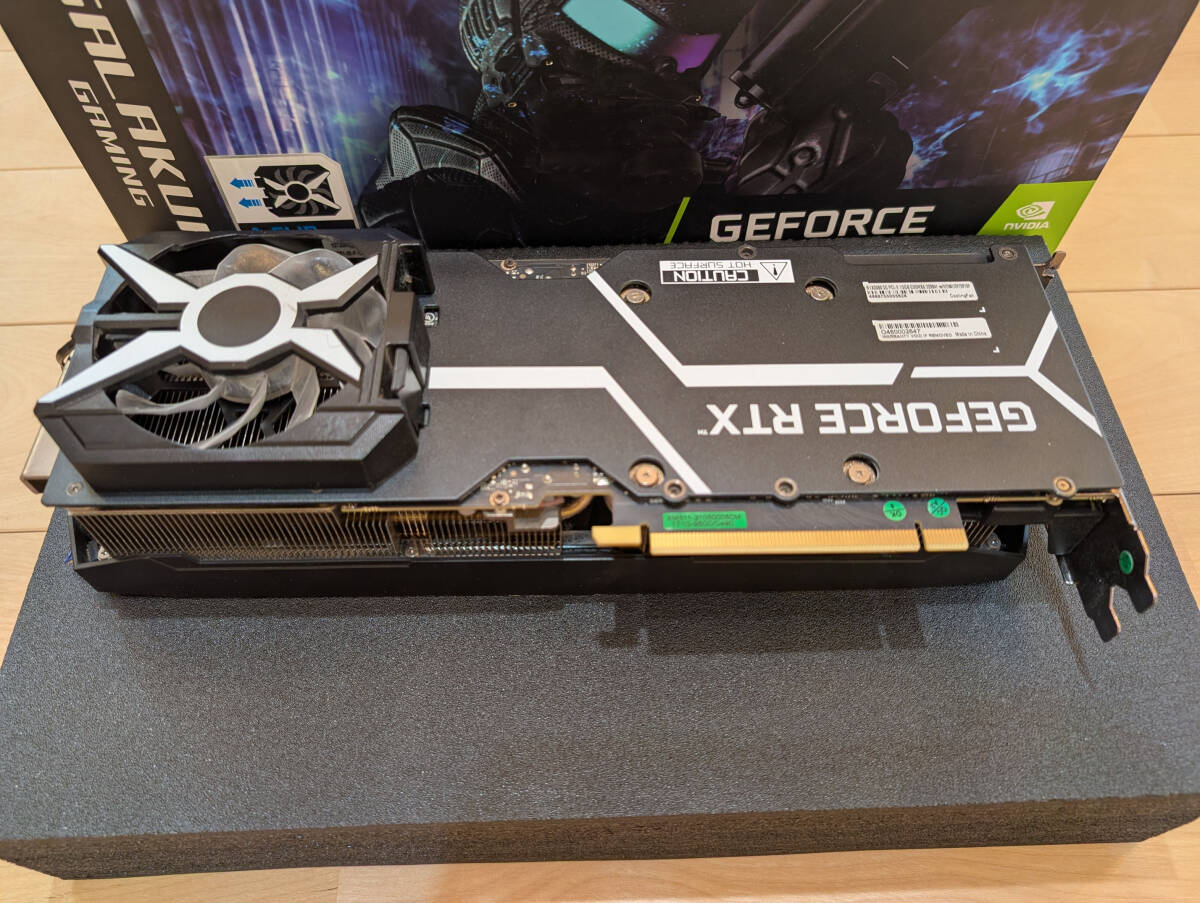 正常動作品】NVIDIA GALAKURO GAMING GG-RTX3080-E10GB/TP/LHR 正常動作品】NVIDIA GALAKURO GAMING GG-RTX3080-E10GB/TP/LHR