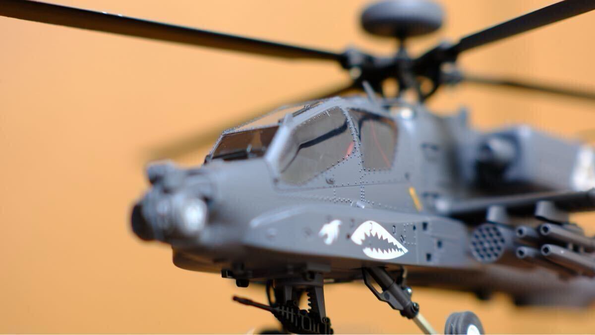 実機通りラジコン　アパッチAH-64D リモコンヘリコプター　特技飛行可能