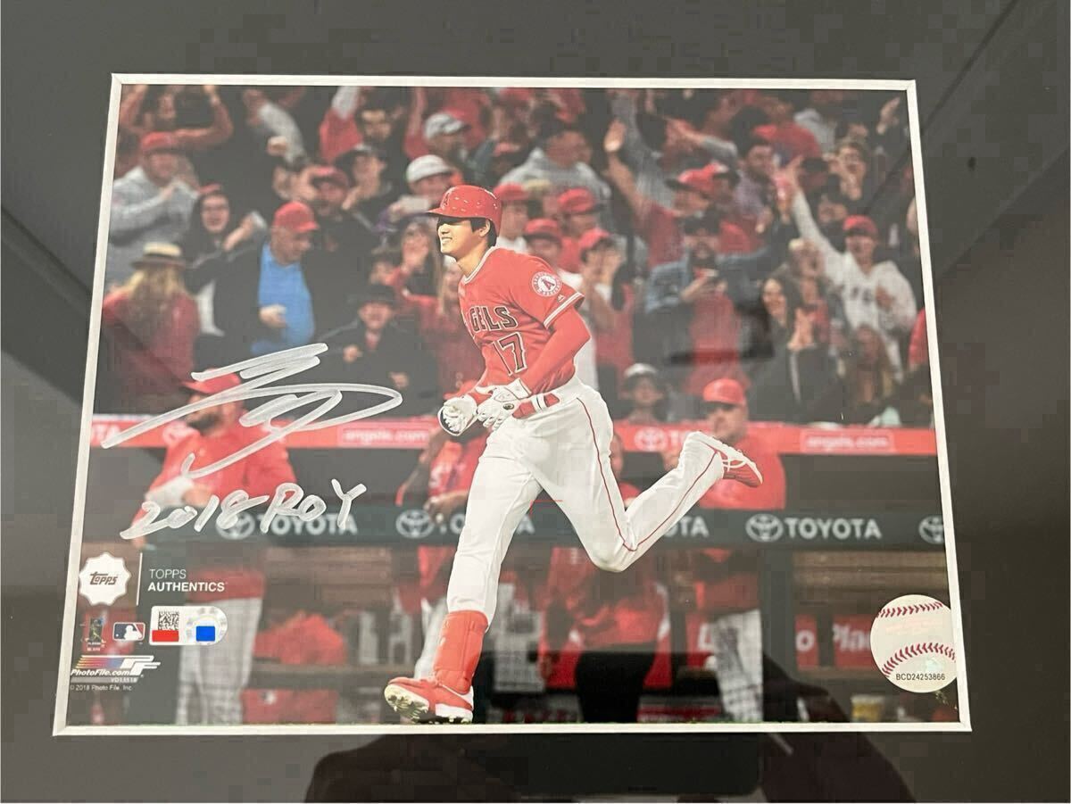 大谷翔平 ルーキー 直筆サイン入り写真 MLB Authentic証明有 大谷翔平 ルーキー 直筆サイン入り写真 MLB Authentic証明有