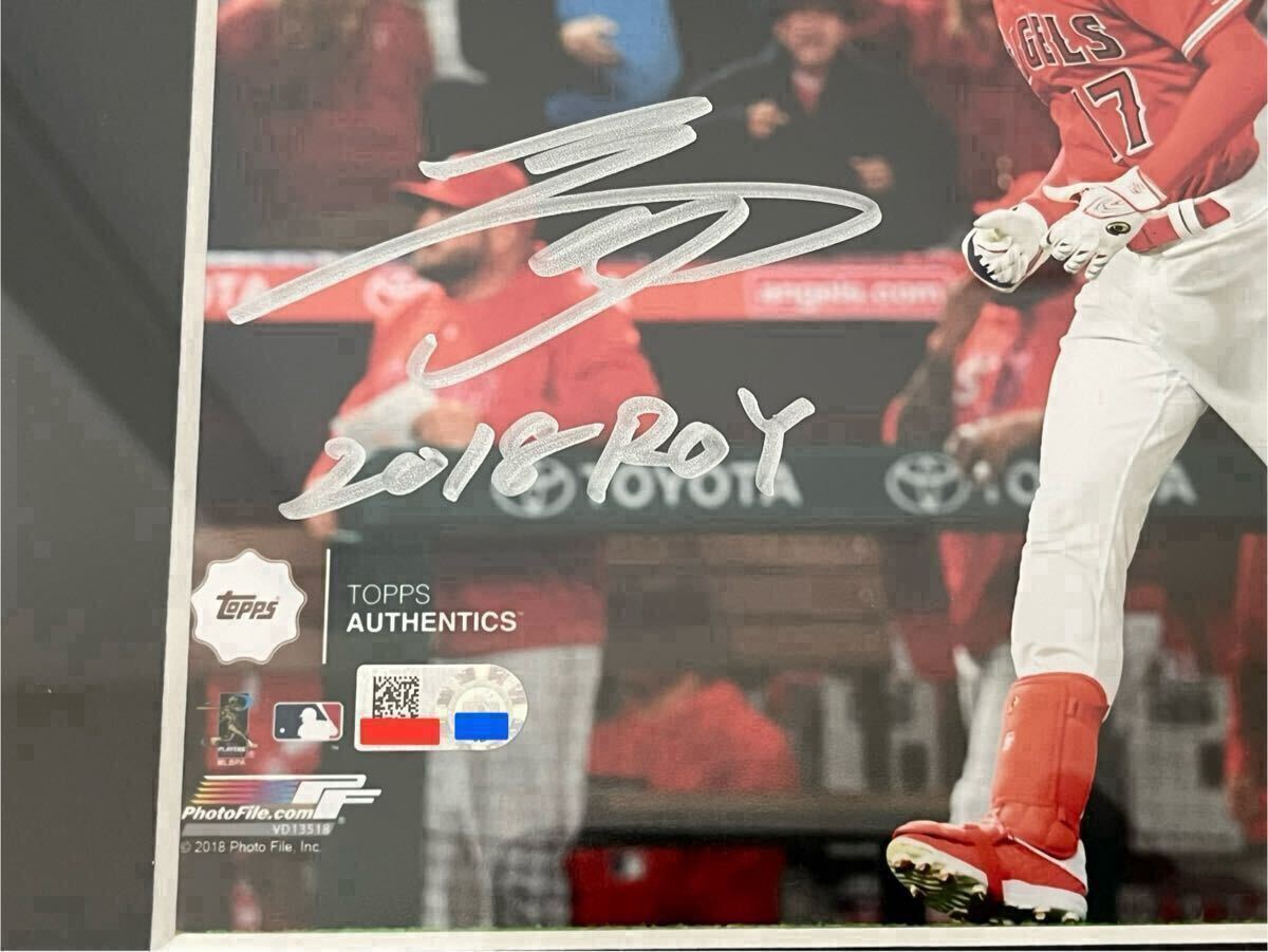 大谷翔平 ルーキー 直筆サイン入り写真 MLB Authentic証明有 大谷翔平 ルーキー 直筆サイン入り写真 MLB Authentic証明有