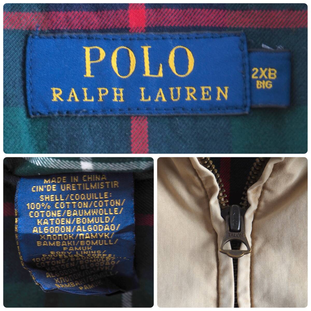 ラルフローレン Ralph Lauren ブルゾン スイングトップ ベージュ ラルフローレン Ralph Lauren ブルゾン スイングトップ ベージュ