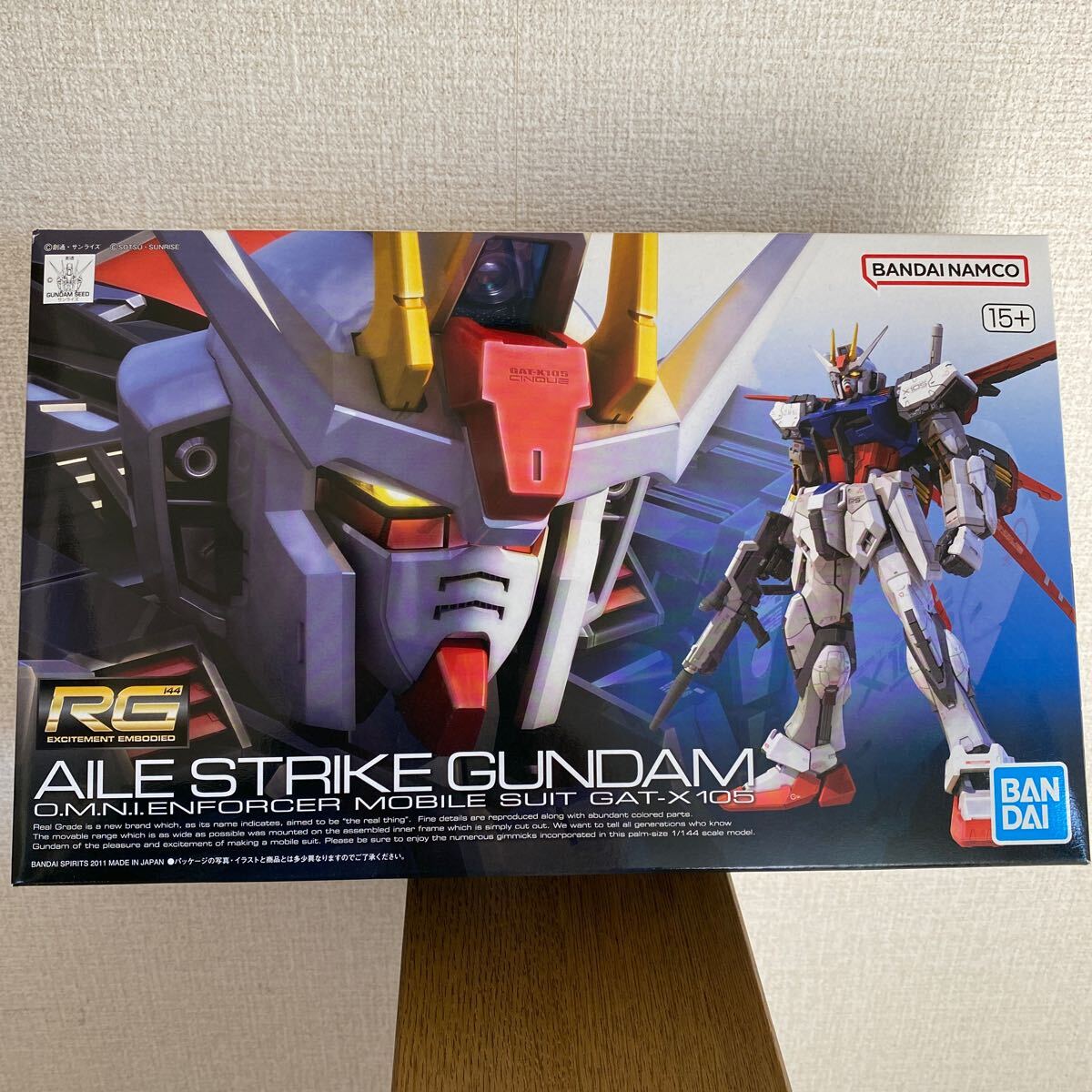 GAT-X105 エールストライクガンダム （1/144スケール RG 03 機動戦士ガンダムSEED 2125946） 未組立 RG