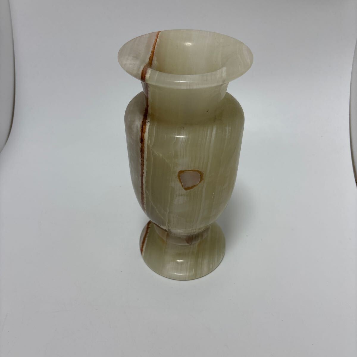 中古品】大理石 花瓶 花入れ 花器 壺 フラワーベース オブジェ 中古品】大理石 花瓶 花入れ 花器 壺 フラワーベース オブジェ