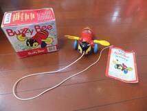 可愛いニュージーランドのミツバチの木のおもちゃ_画像1