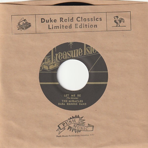 [ SKA не departure таблица ]Let Me Be / The Miracles - Special Event / Baba Brooks & His Orch. [ Treasure Isle (JP) ] t018 Duke Reid Classics