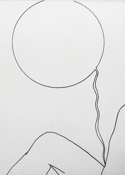 城景都『風船(百枚銅版画)』エッチング ed.27/100. 鉛筆サイン シートのみ 1983年制作「城景都 全版画集(阿部出版)」No.207_画像4