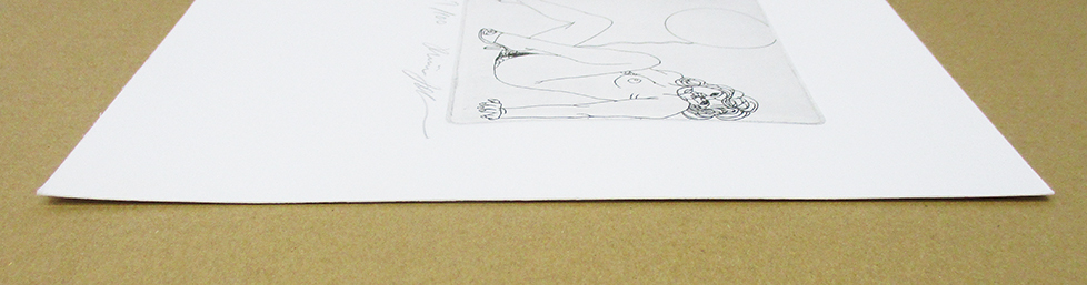 城景都『風船(百枚銅版画)』エッチング ed.27/100. 鉛筆サイン シートのみ 1983年制作「城景都 全版画集(阿部出版)」No.207_画像8