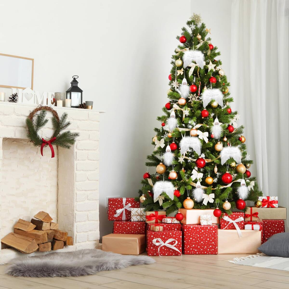 可愛(ài)い 12個(gè)セット 天使 クリスマスツリー 天使 オーナメント 飾り オーナメント 北歐 クリスマス クリスマス パーティー N