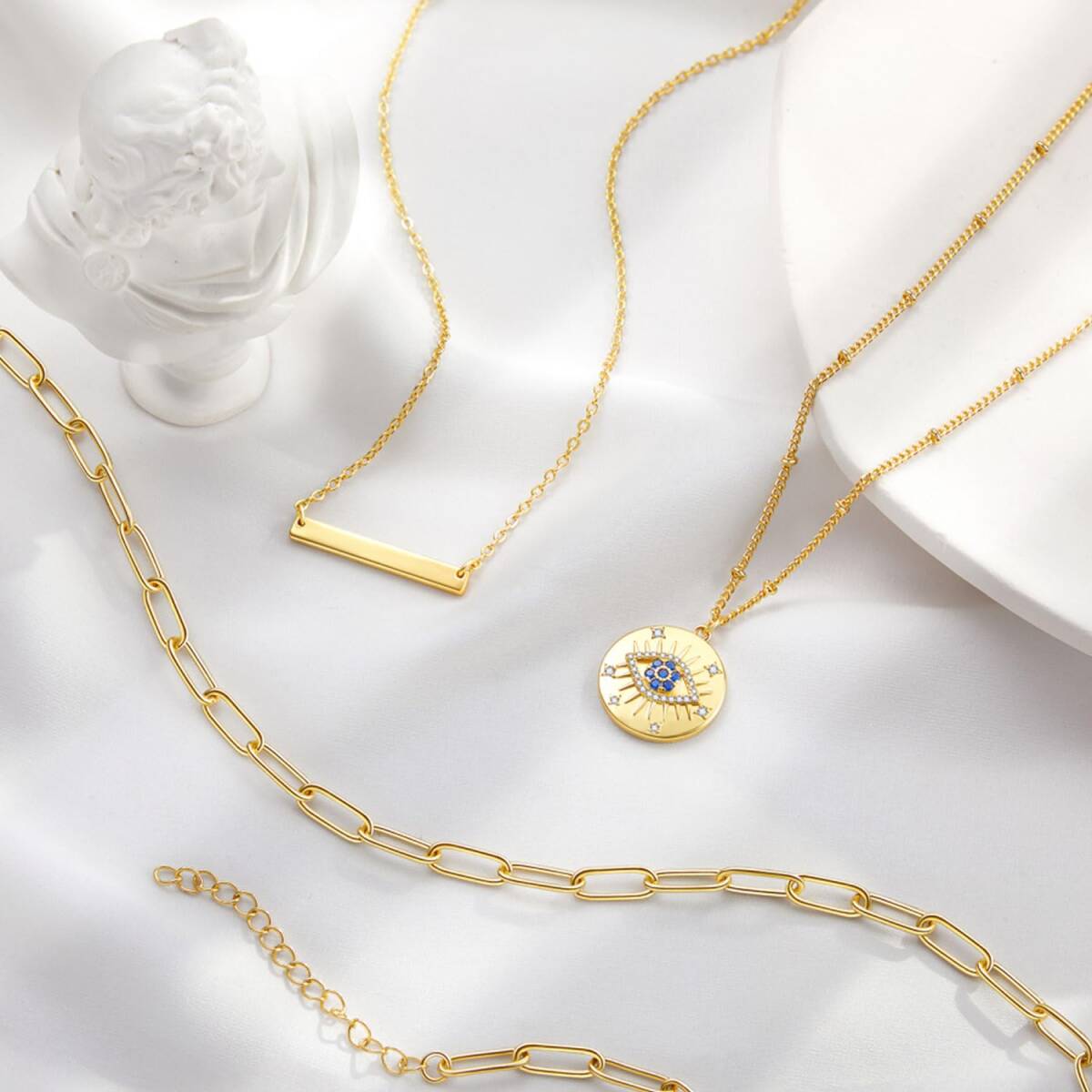 DIY用 クラフト手作り用品 ハンドメイド ジュエリー用 リングチェーン アクセサリーパーツ 小豆タイプ ジュエリーチェーン 基礎_画像7