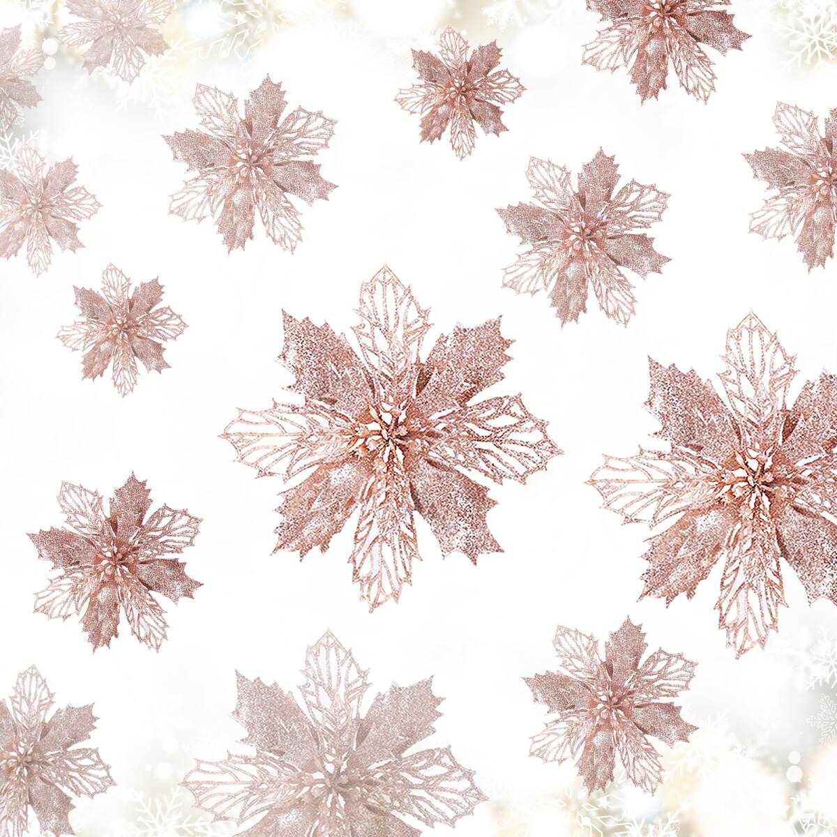  rose Gold украшение установка оборудование орнамент рождественский венок украшение украшение 10cm/12cm/16.5cm украшение орнамент орнамент 