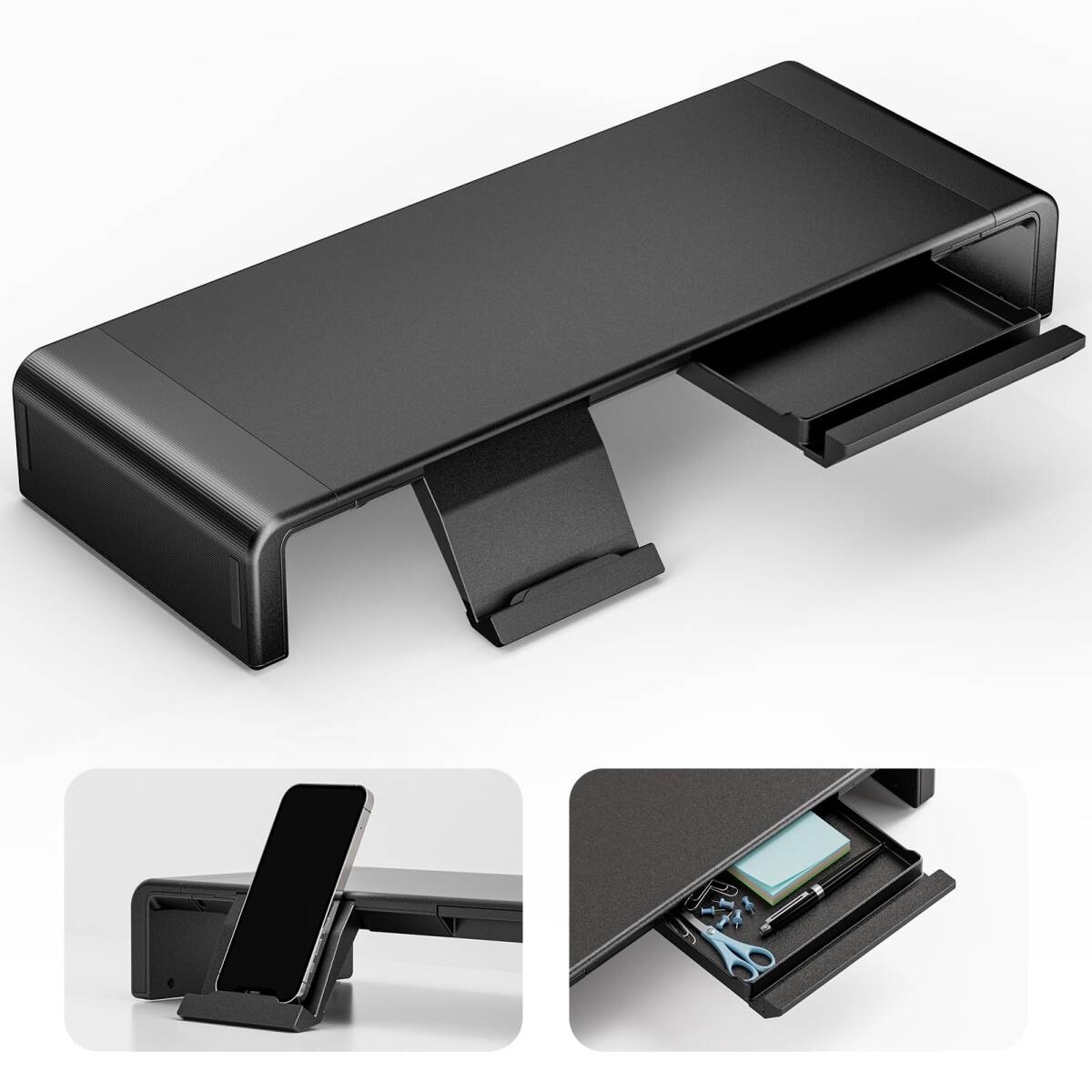  подставка для ноутбук три -ступенчатый. ширина регулировка возможность монитор подставка складной стол подставка выдерживаемая нагрузка 50kg в пределах клавиатура место хранения стол 