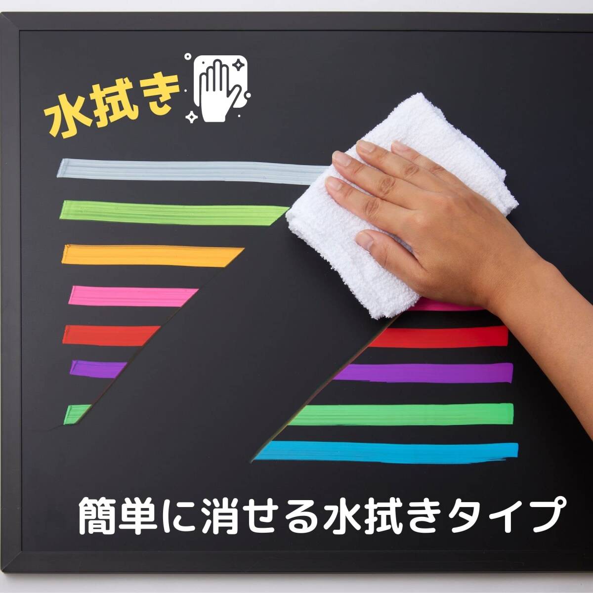ボードマーカー 蛍光 細字 黒板 LBM1045W 5本セット レイメイ藤井 ホワイト 220656