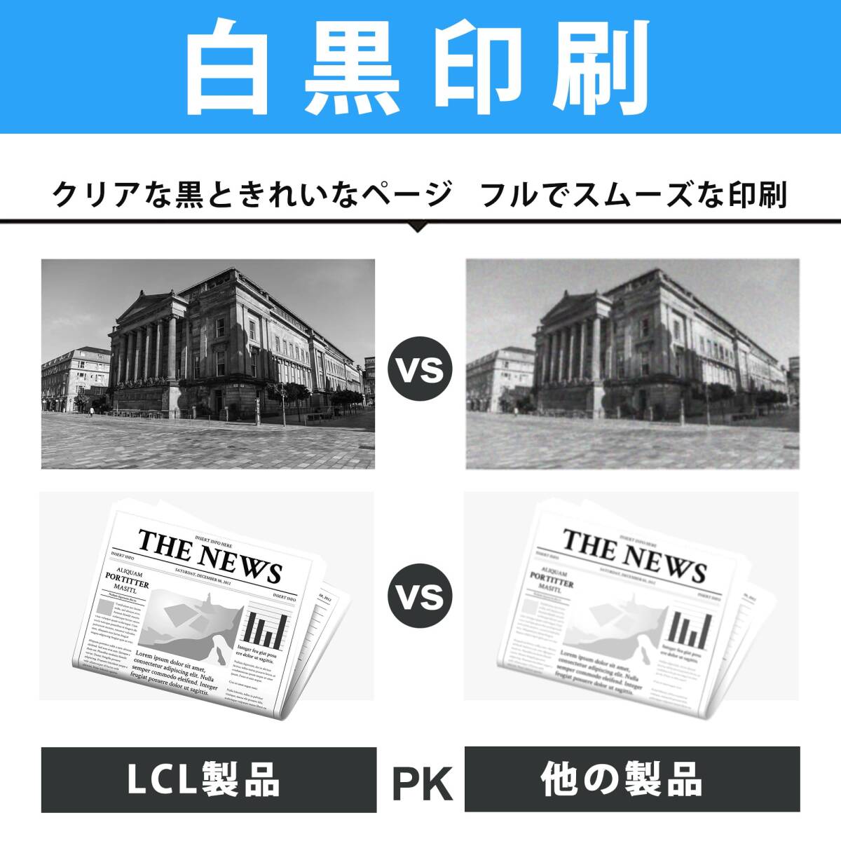 LCL Canon用 キャノン用 BCI-19 BCI-19BK BCI-19CLR (20パック 10ブラック 10カラー） 互