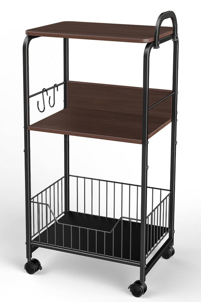  рисоварка приправа корзина подставка мелкие вещи 3 уровень кухня с роликами . уборная полки . промежуток место хранения living Cart кухня щель ki