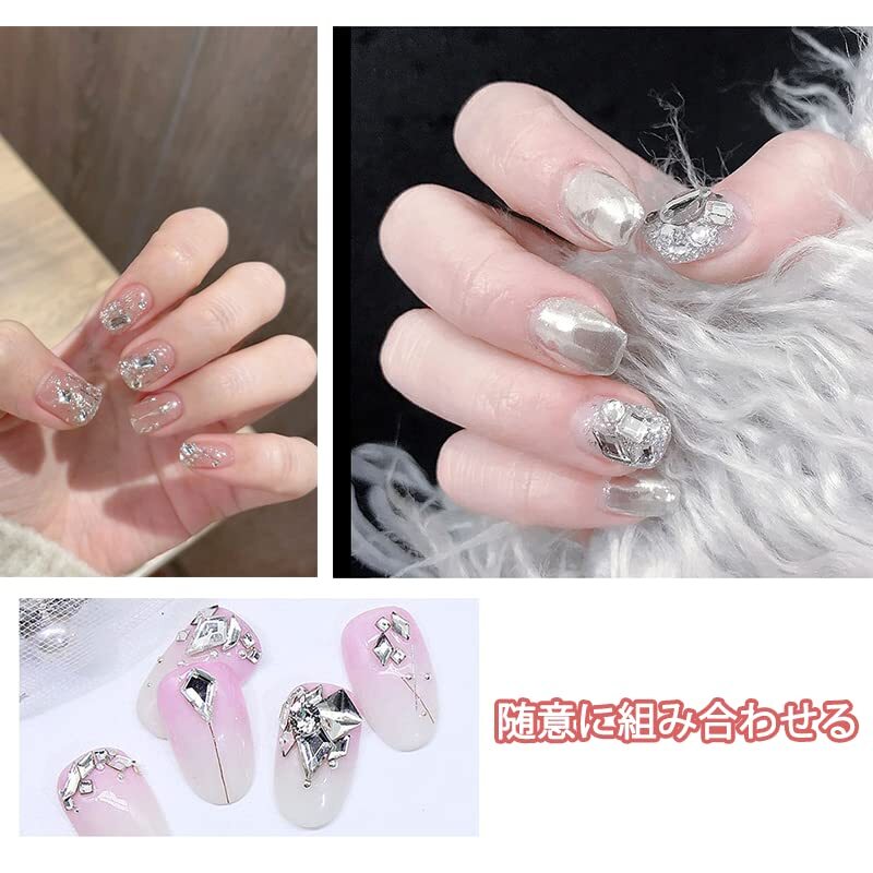  Mix размер сверкает светится 3D Aurora Nailparts ногти . орнамент .. одежда оборудование использование высокий . свет diy crystal большая вместимость nei искусственная приманка 