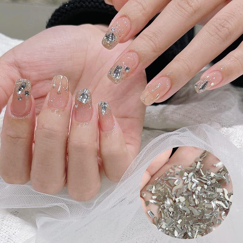  Mix размер сверкает светится 3D Aurora Nailparts ногти . орнамент .. одежда оборудование использование высокий . свет diy crystal большая вместимость nei искусственная приманка 