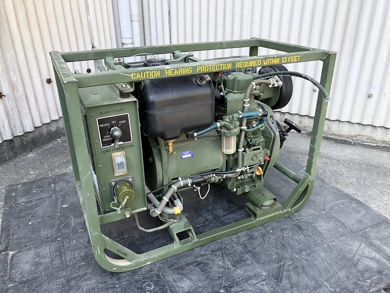 米軍放出品】DEWEY 発電機 2KW ジェネレーター ヤンマー 米軍放出品】DEWEY 発電機 2KW ジェネレーター ヤンマー