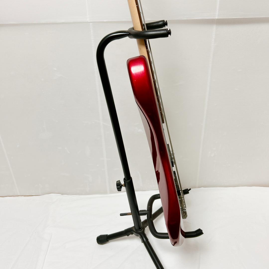 美品 Squier スクワイヤー JAZZ BASS ジャズベ 赤 レッド