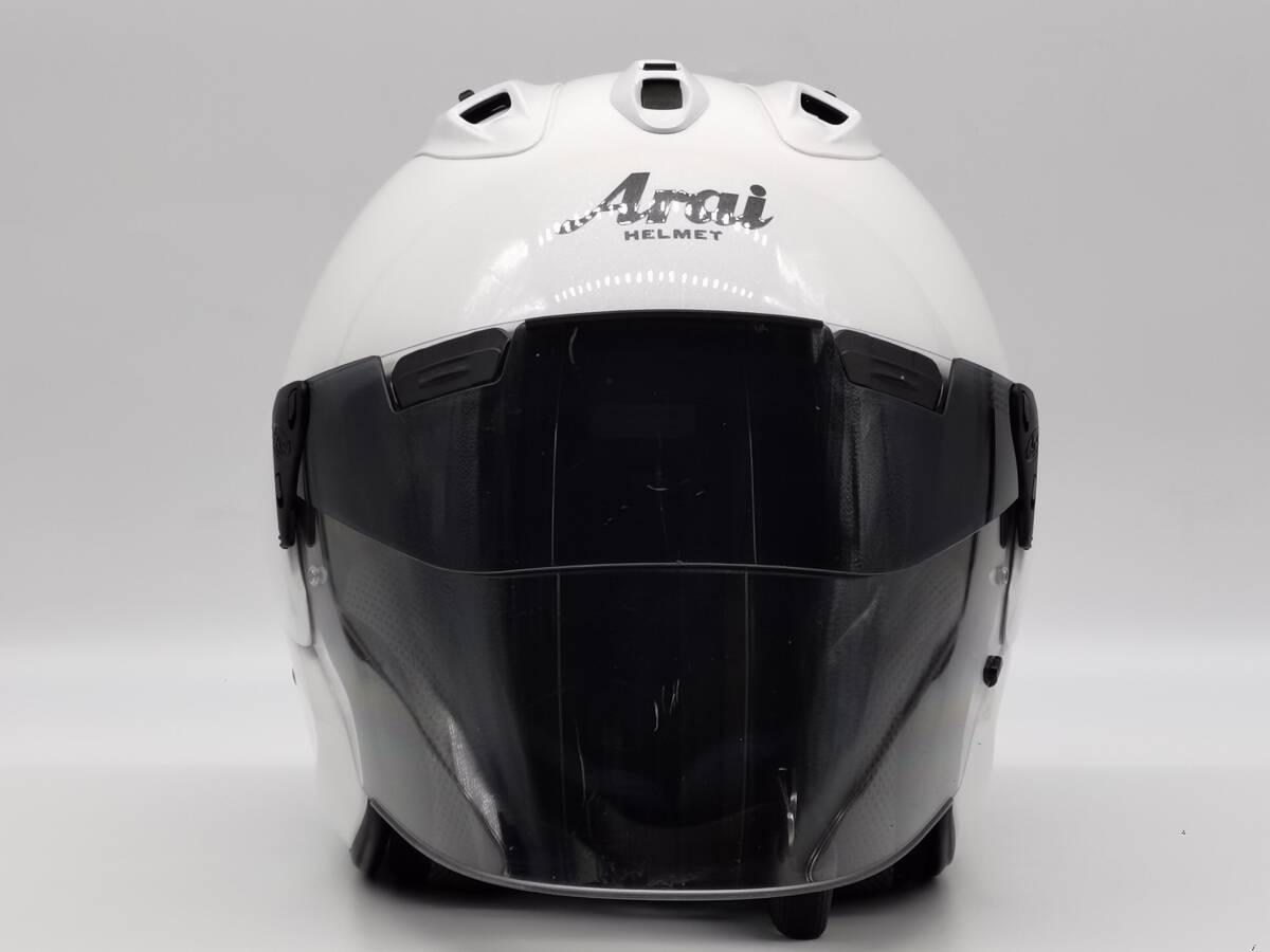 アライ-ジェットタイプヘルメット-VZ-RAM・SNELL-グラスホワイト アライ-ジェットタイプヘルメット-VZ-RAM・SNELL-グラスホワイト