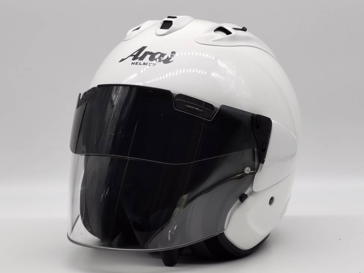 Arai VZ-RAM PLUS グラスホワイトMサイズ57〜58cm Arai アライ VZ-RAM PLUS グラスホワイト GLASS WHITE VZ-Ram
