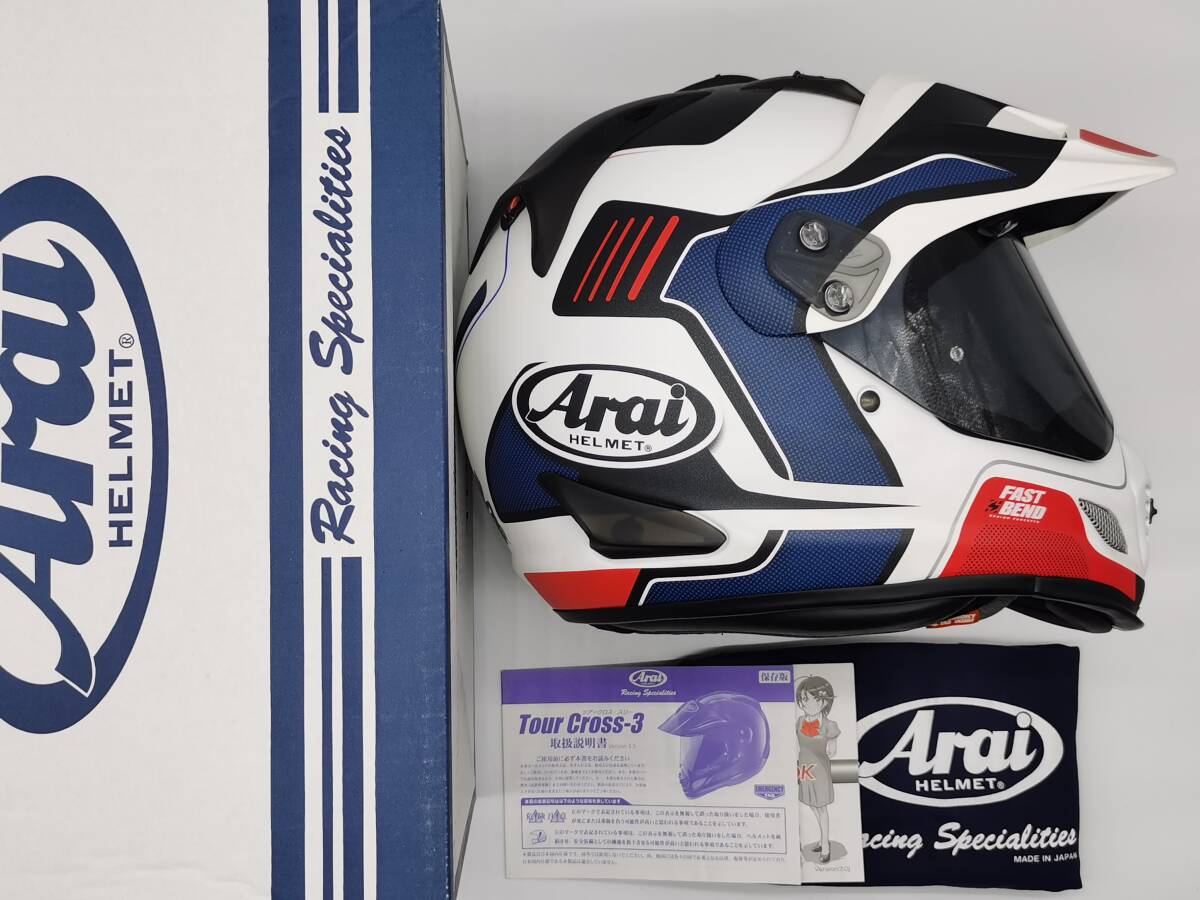 Arai アライ TOUR-CROSS3 ツアークロス3 エクスプローラ オレンジ Mサイズ Arai アライ TOUR CROSS 3 ツアークロス3 サイズM 中古 Arai