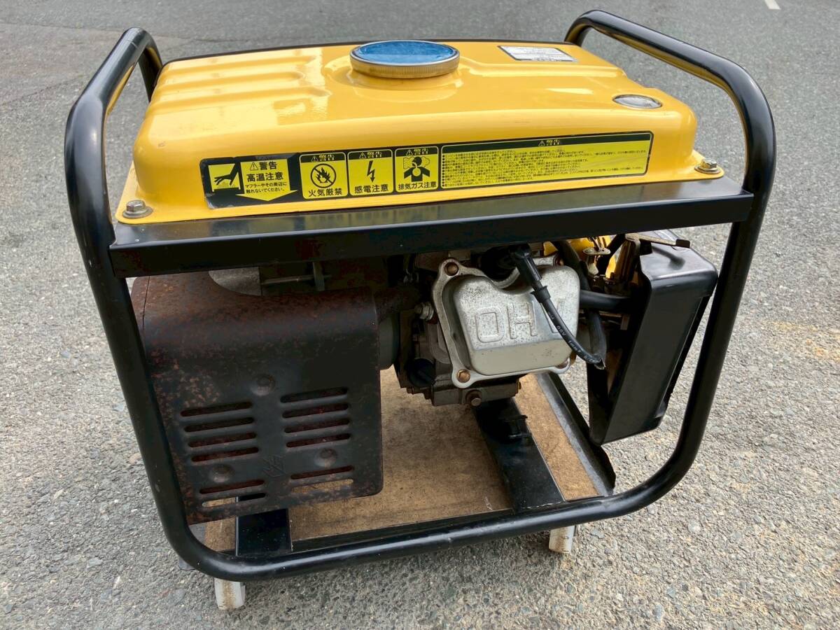 NAKATOMI ナカトミ 小型エンジン発電機(jī) EG-1000 0.85kVA 動作時間16h【0669K】