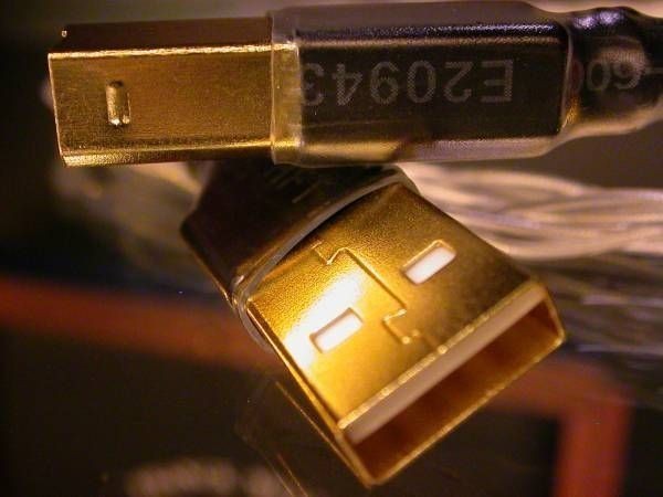 26万 FBJ 銀線 オーディオ用USBケーブル 539 0.75ｍ 超高音質 音用USBケーブル 高速転送 A⇔Ｂタイプ 一般ケーブルとは物が全く違う