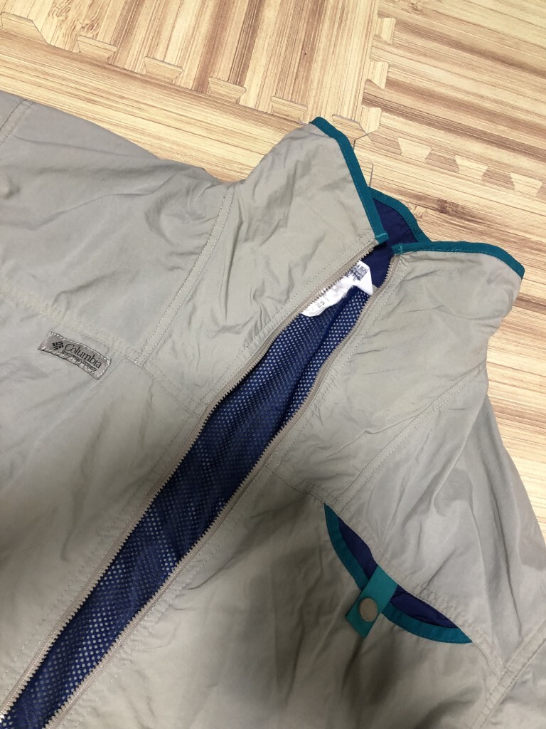 旧タグ 90s ヴィンテージ◆Columbia コロンビア ナイロンジャケット S_画像6