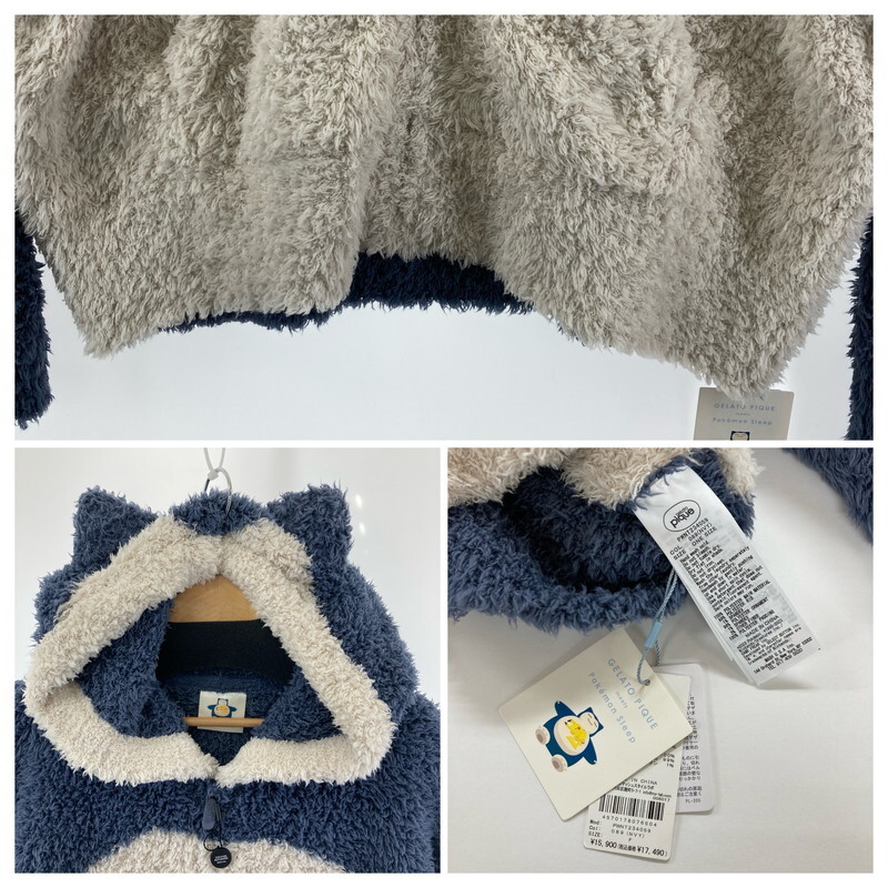 FUZ【中古美品】レディース ジェラート ピケ カビゴンパーカー FUZ【中古美品】レディース ジェラート ピケ カビゴンパーカー