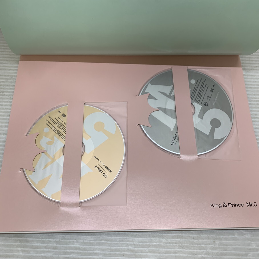 MIN【現(xiàn)狀渡し品】King&Prince キンプリ Mr.5 2018-2023 BEST ALBUM CD+DVD〈086-250321-ME-19-MIN〉