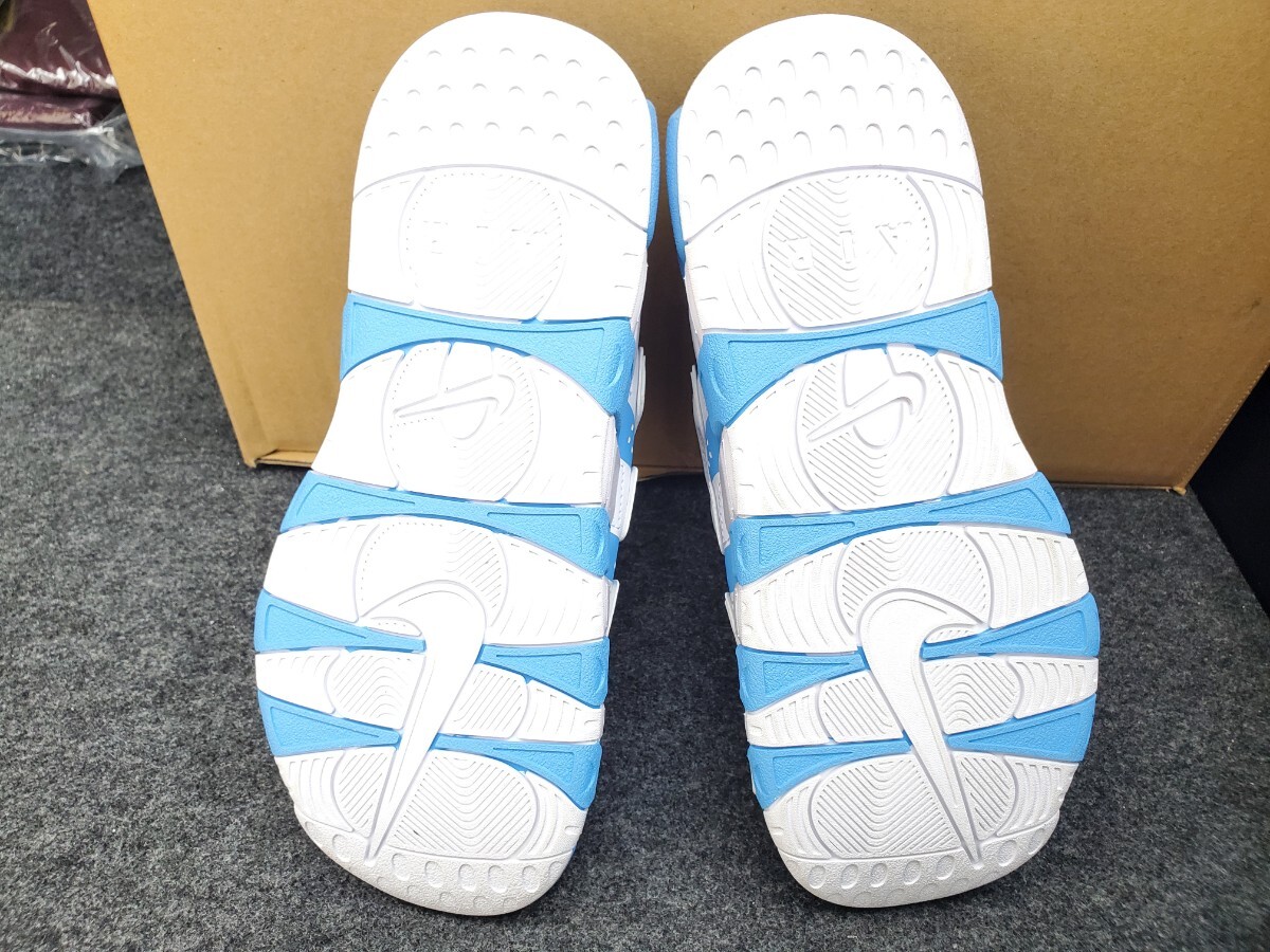 新品同様 Nike Air More Uptempo Slide Blue ナイキ エアモア 新品同様 Nike Air More Uptempo Slide Blue ナイキ エアモア