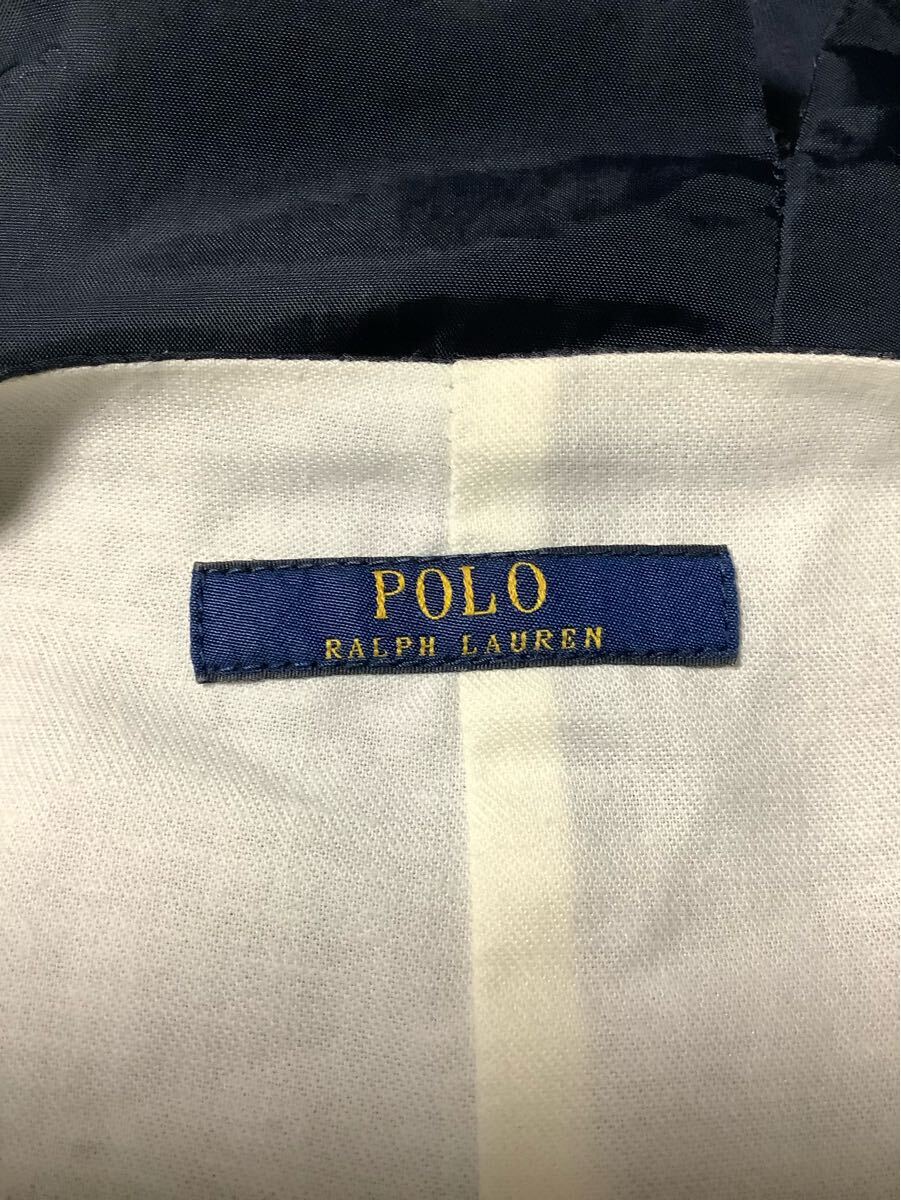 POLO RALPH LAUREN ラルフローレン　コットンベスト ジレ　ネイビー　セレクト　メンズ　ビンテージ　古著　