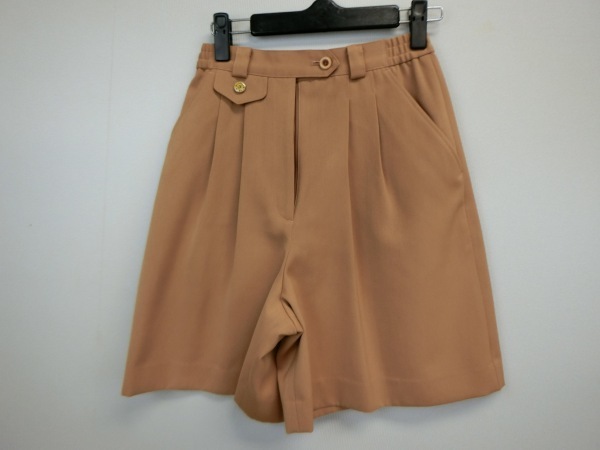 【1円スタート】【美品】Munsingwear(マンシングウェア) ハーフパンツ ベージュ レディース 7 ゴルフウェア 1911-0695 中古