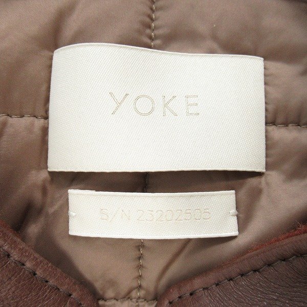 ☆YOKE/ヨーク 23AW BROKEN AWARD JACKET/レザー切替スタジアム ☆YOKE/ヨーク 23AW BROKEN AWARD JACKET/レザー切替スタジアム