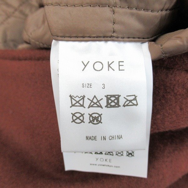 ☆YOKE/ヨーク 23AW BROKEN AWARD JACKET/レザー切替スタジアム ☆YOKE/ヨーク 23AW BROKEN AWARD JACKET/レザー切替スタジアム